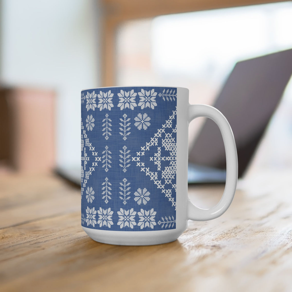 Tatreez Ceramic Mug, (11oz, 15oz)