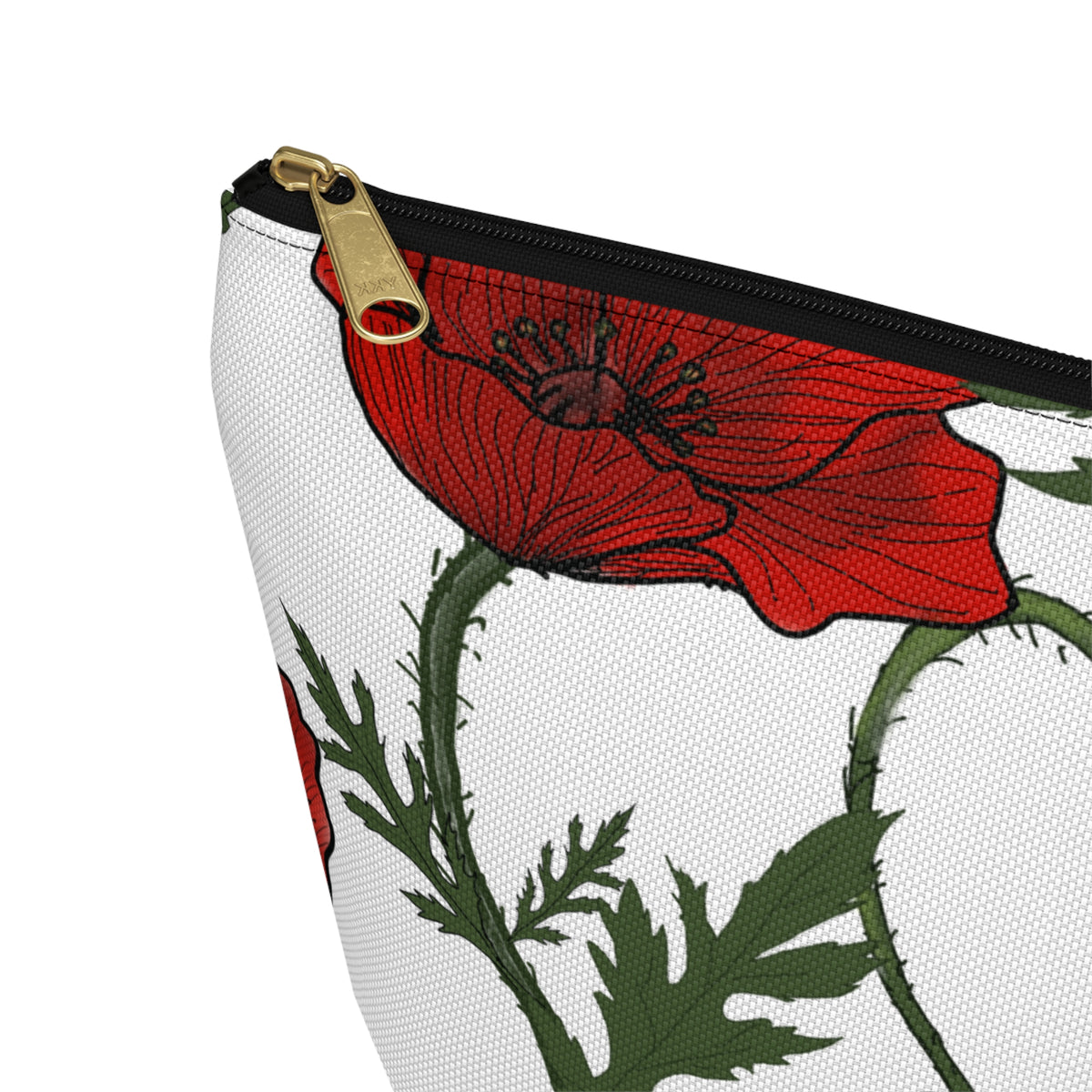 Poppy Field Accessory Bag w T-bottom