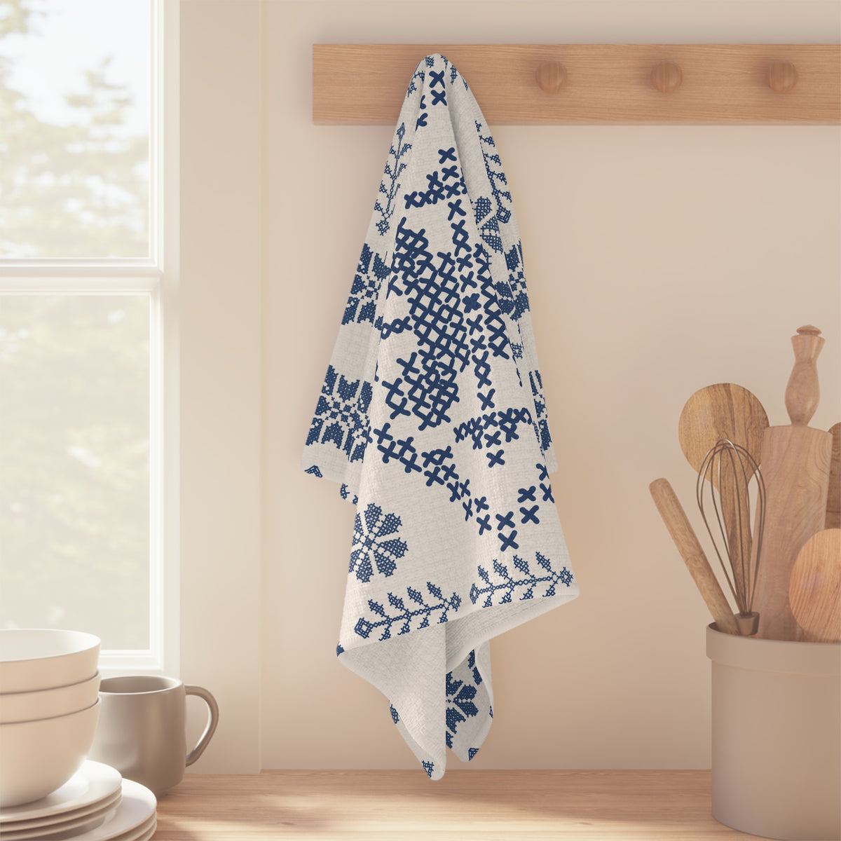 Tatreez Microfiber Tea Towel