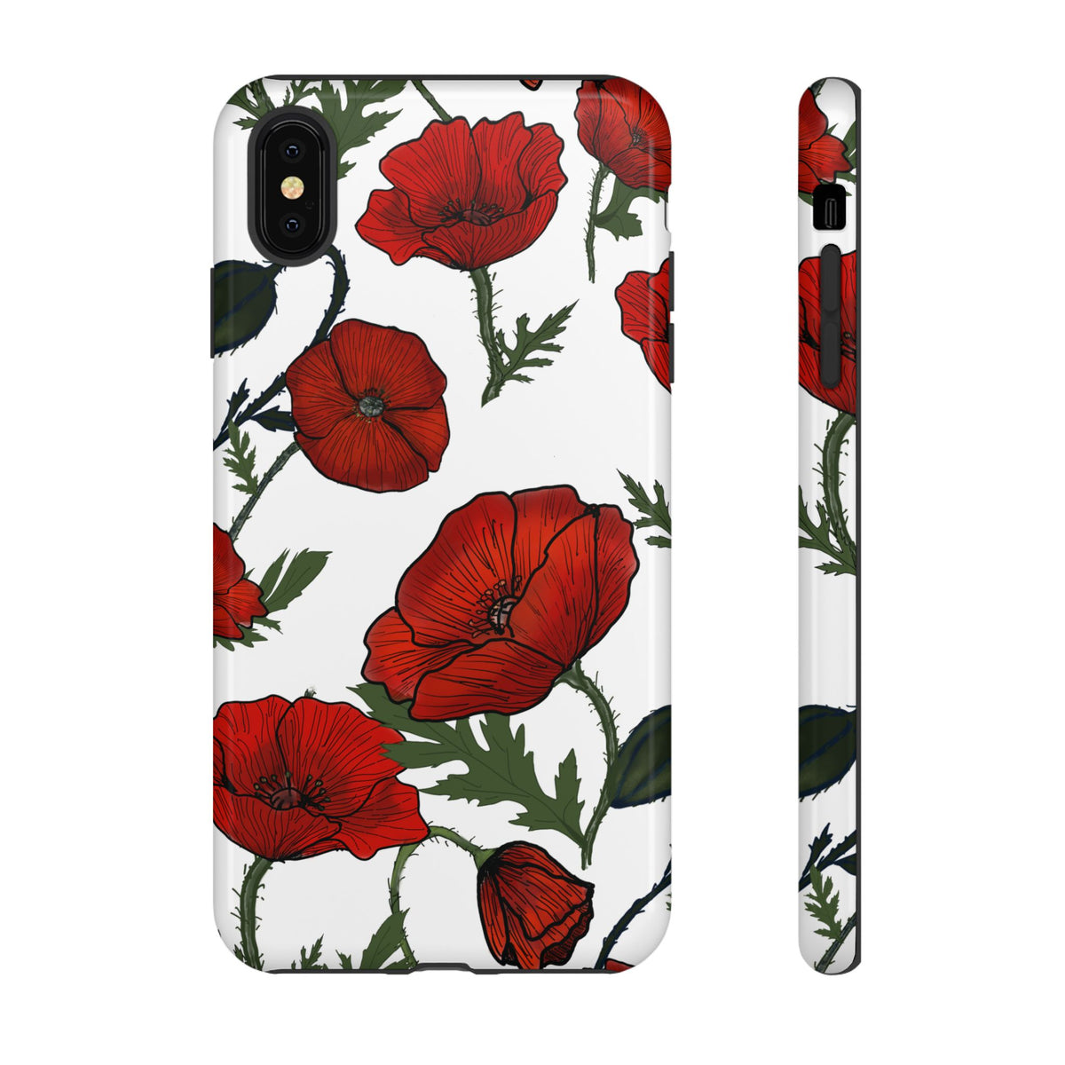 Poppy Field iPhone Tough Cases