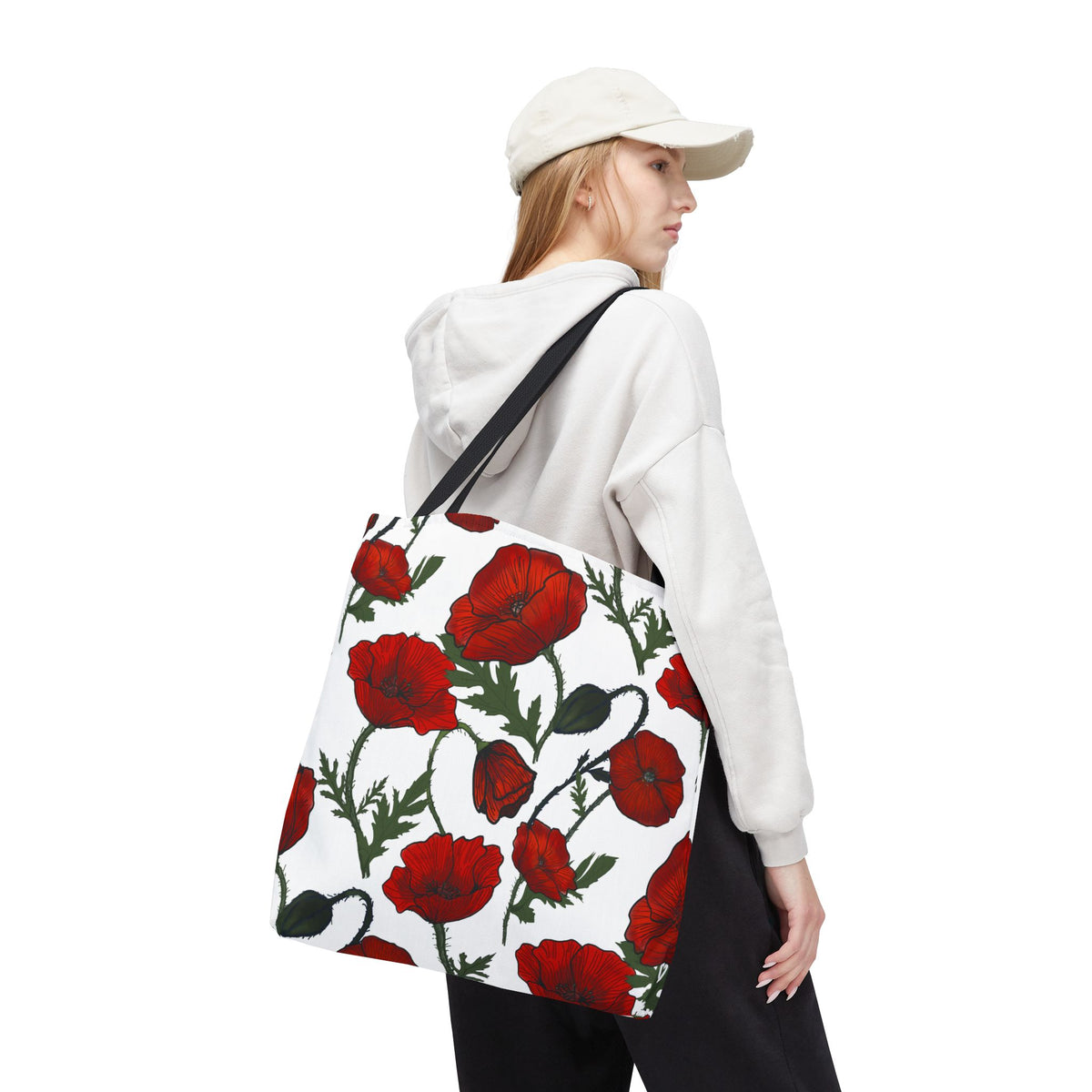 Poppy Field Tote Bag