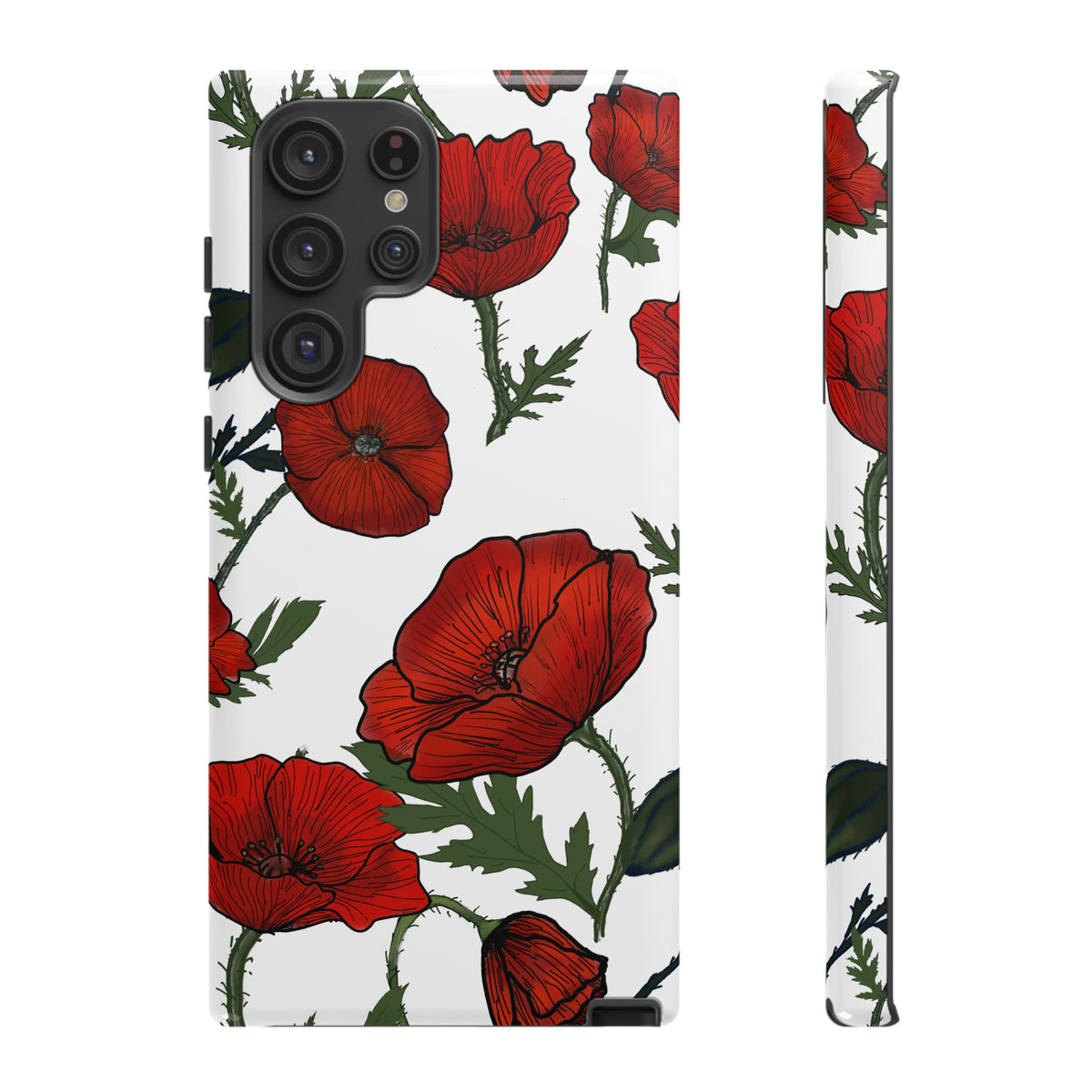 Poppy Field Samsung Galaxy Tough Cases
