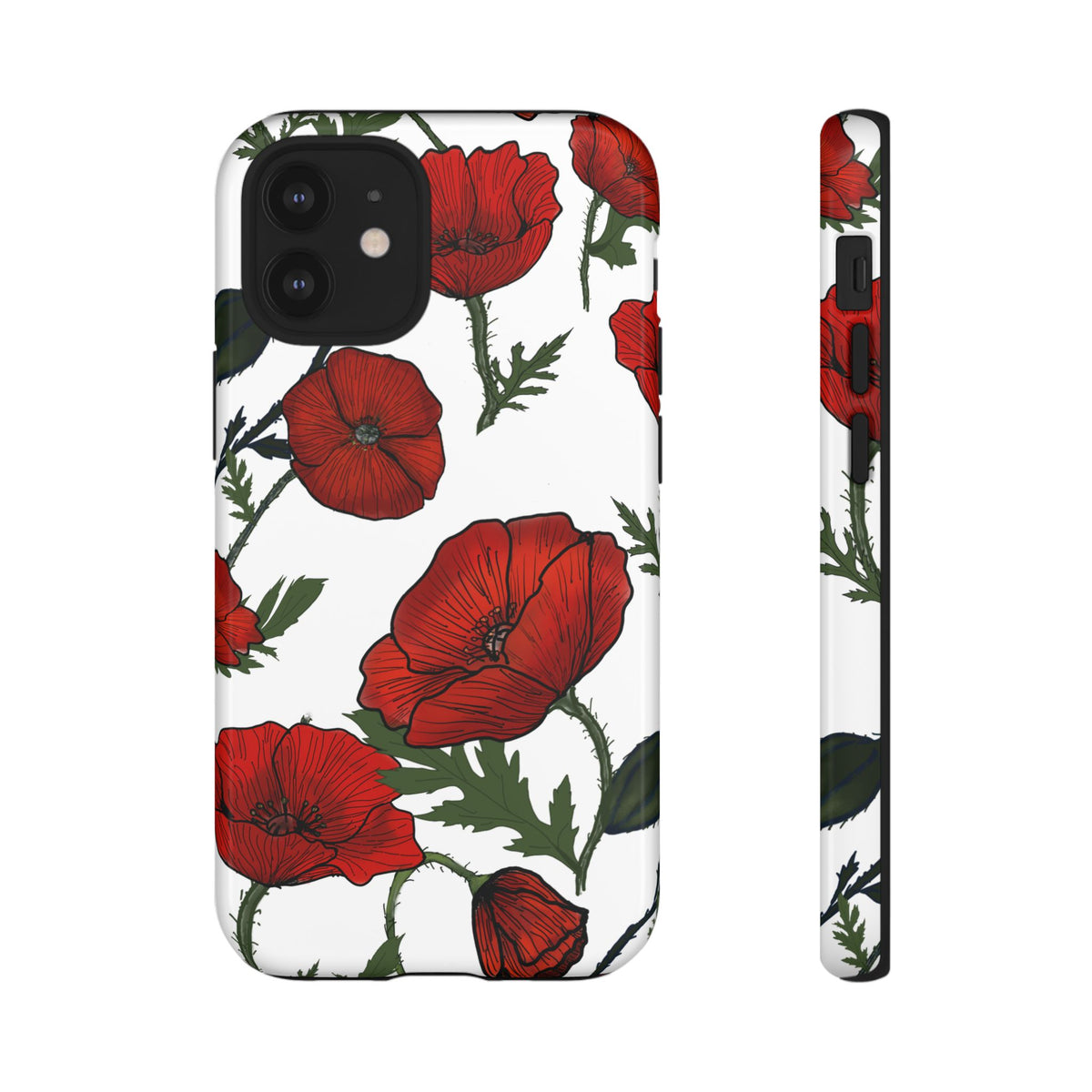 Poppy Field iPhone Tough Cases