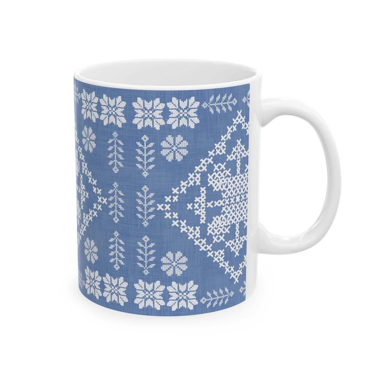 Tatreez  Ceramic Mug, (11oz, 15oz)