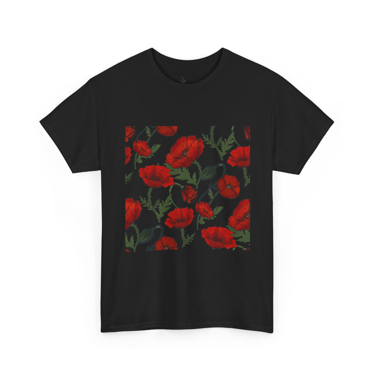 Poppy Field Unisex Heavy Cotton Tee