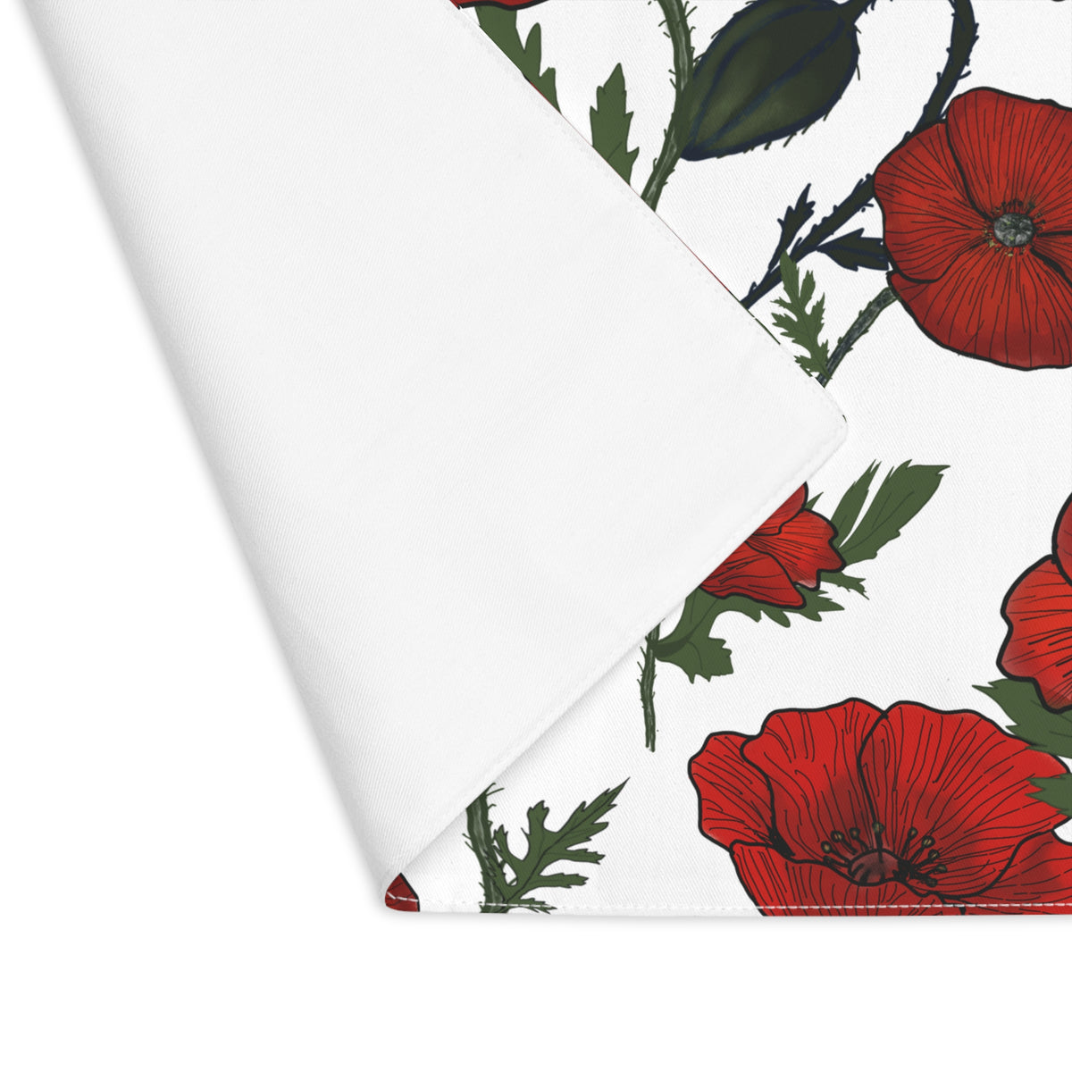 Poppy Field Placemat, 1pc