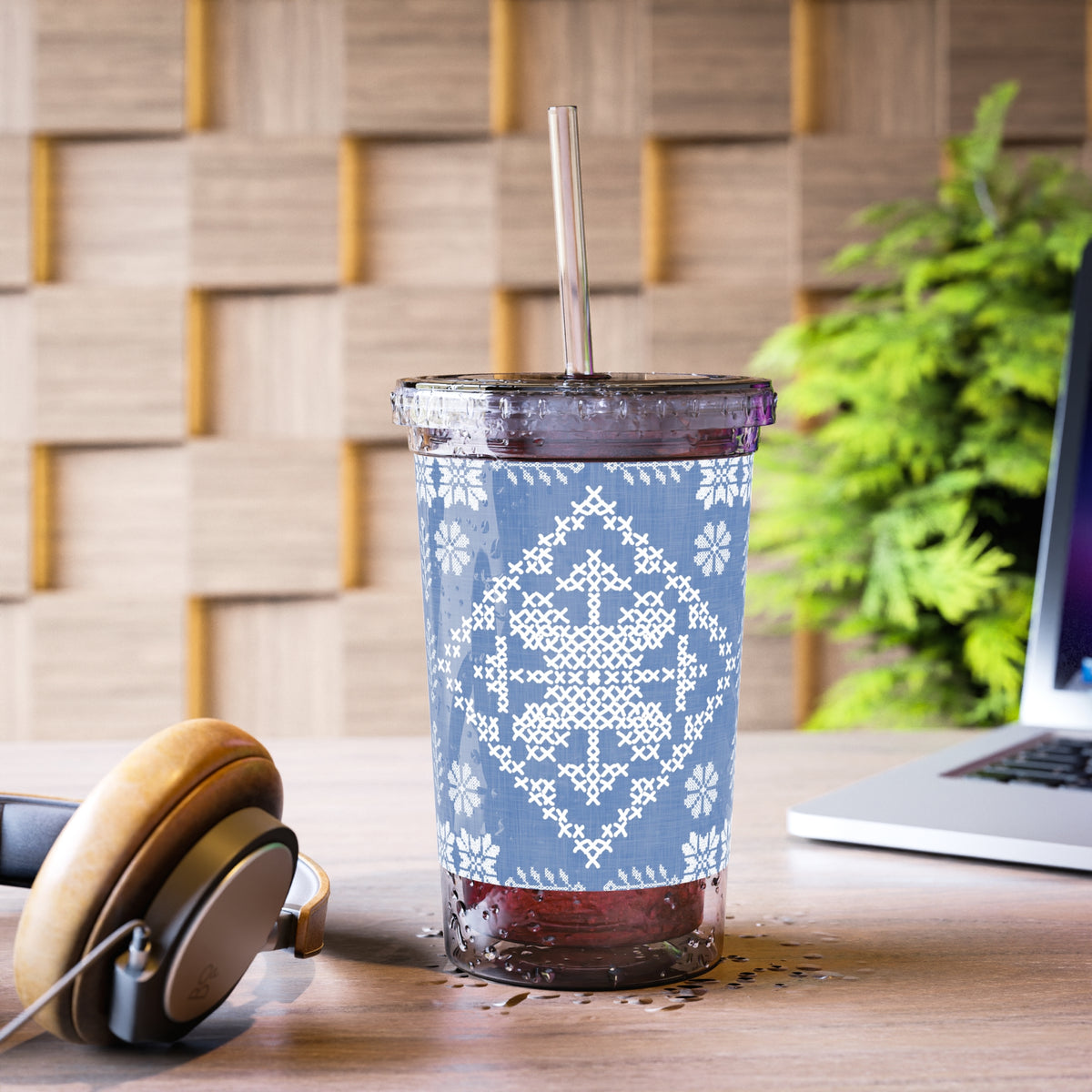 Tatreez Acrylic To Go Cup