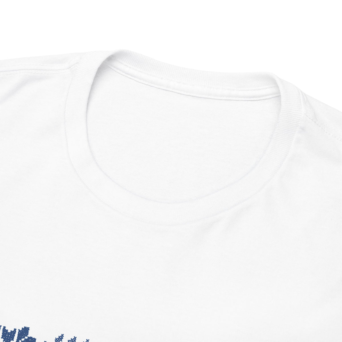 Tatreez Unisex Heavy Cotton Tee Blue Stitch Design