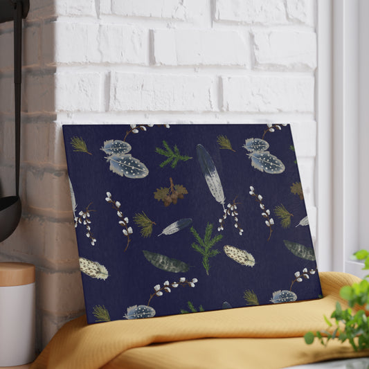 Forest Floor Glass Cutting Board