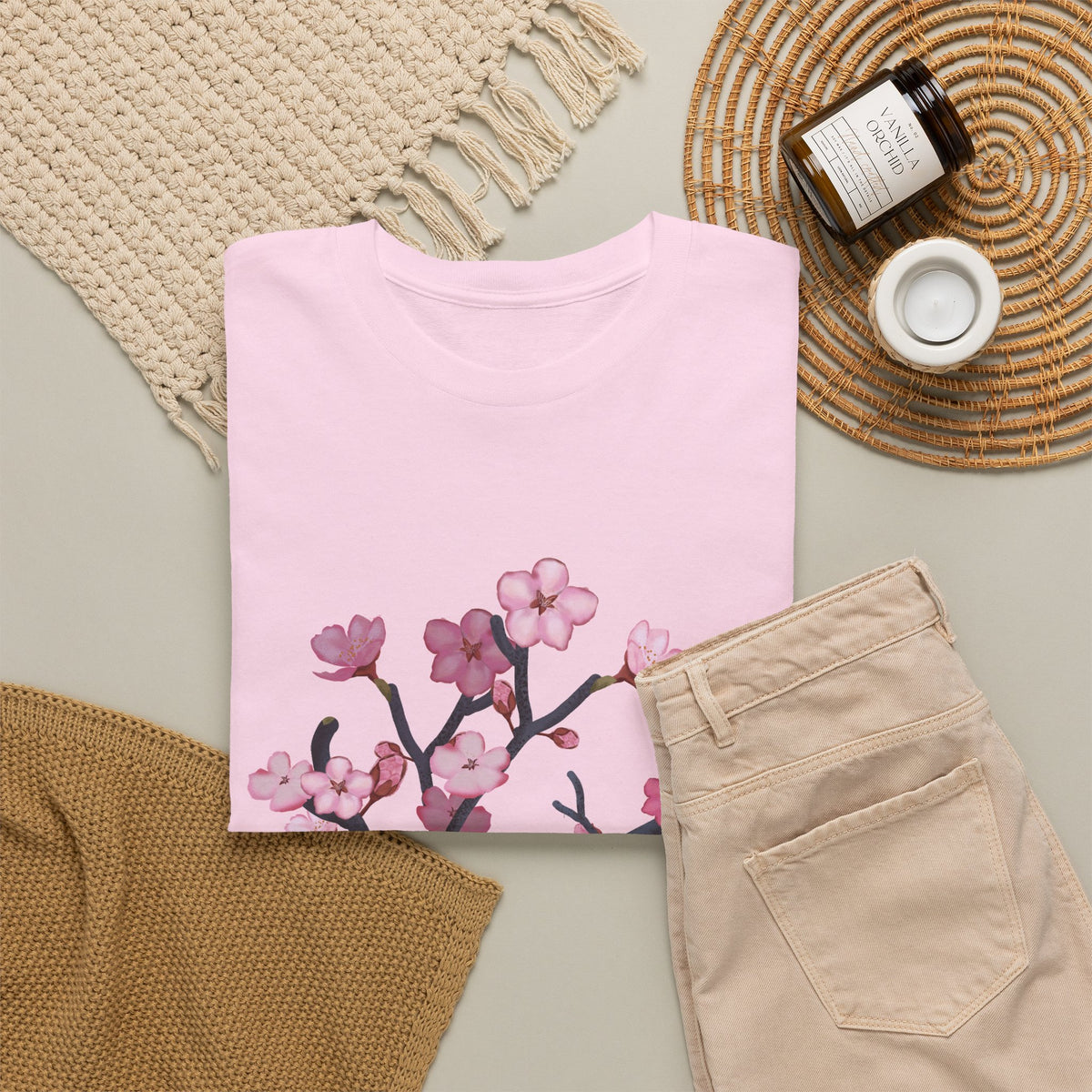 Cherry blossom Unisex Heavy Cotton Tee