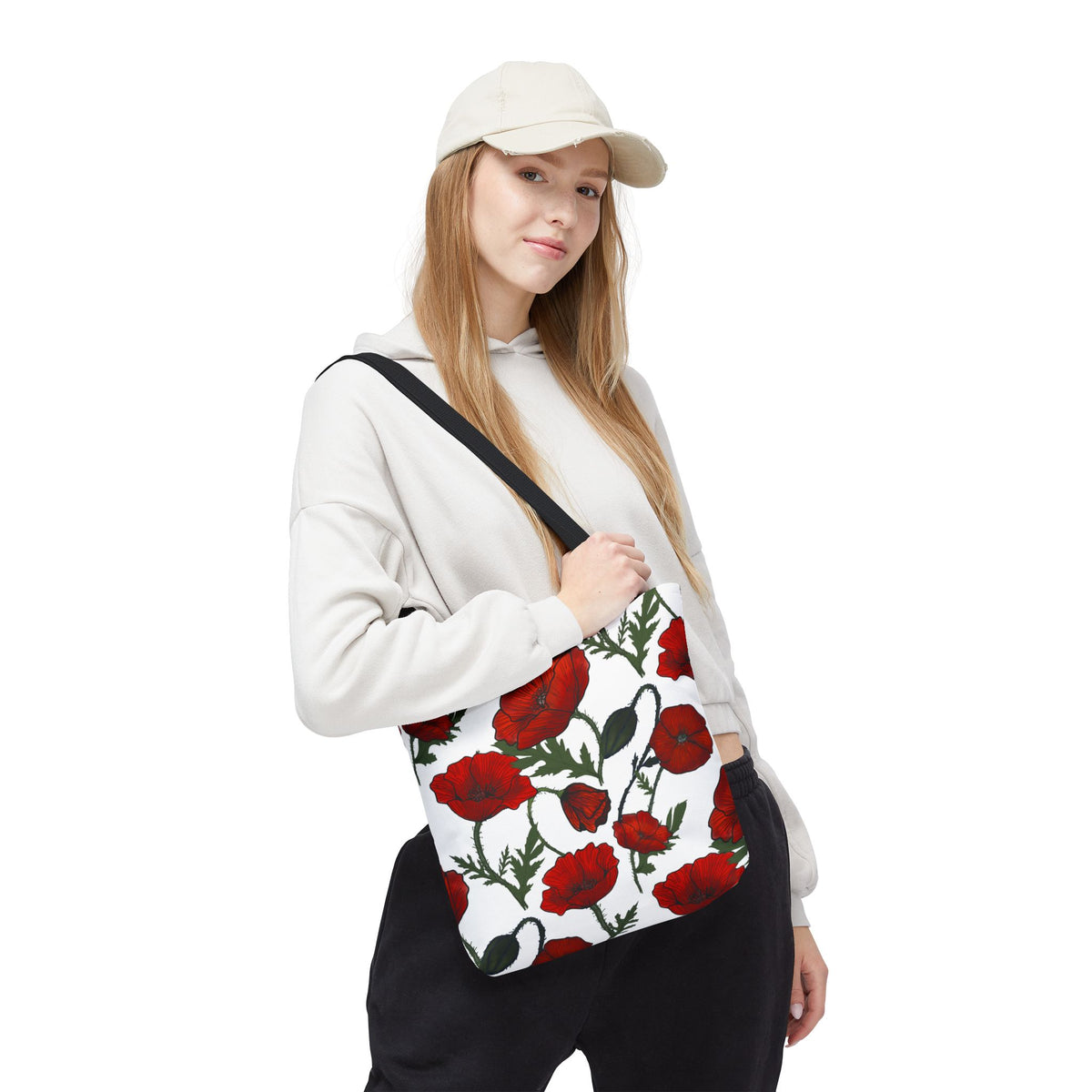 Poppy Field Tote Bag