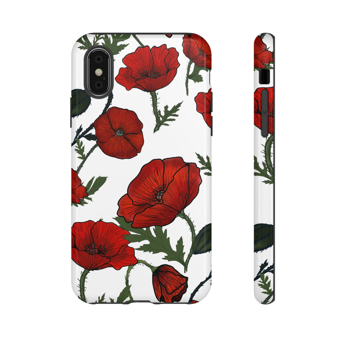 Poppy Field iPhone Tough Cases