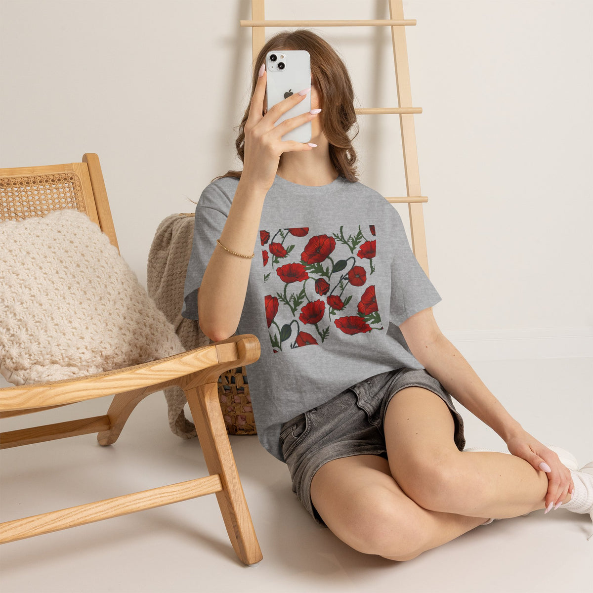 Poppy Field Unisex Heavy Cotton Tee