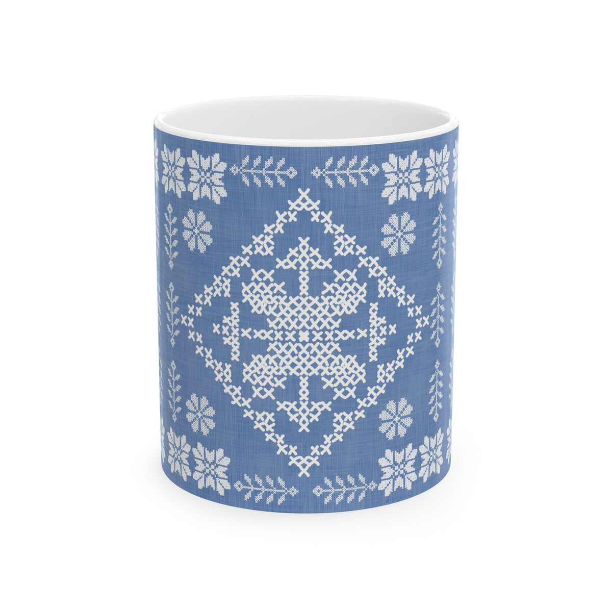 Tatreez  Ceramic Mug, (11oz, 15oz)