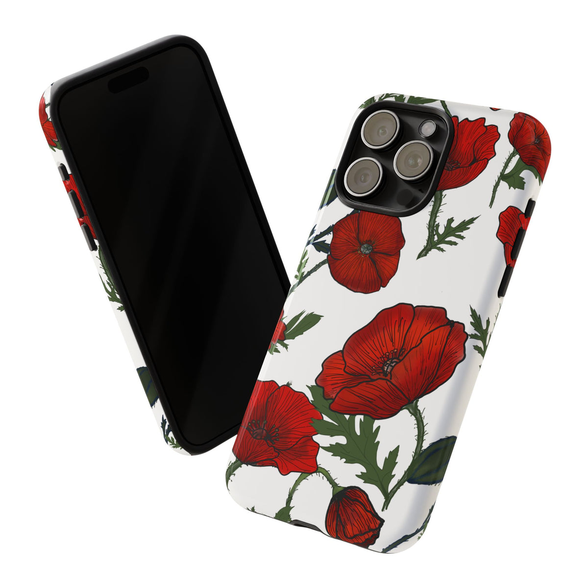 Poppy Field iPhone Tough Cases