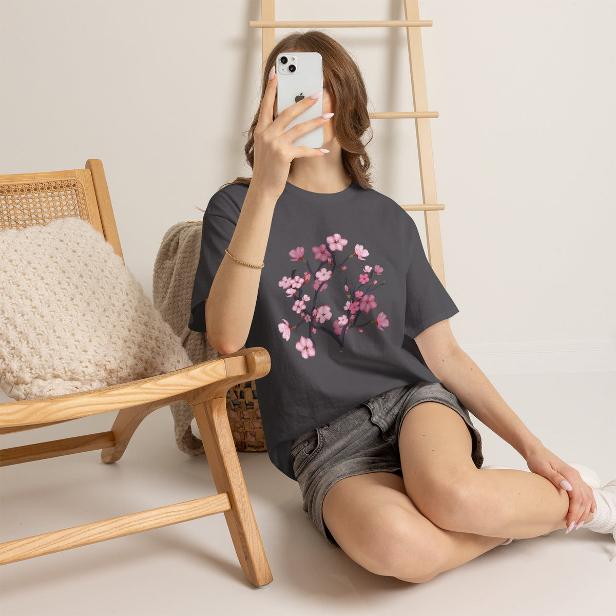 Cherry blossom Unisex Heavy Cotton Tee