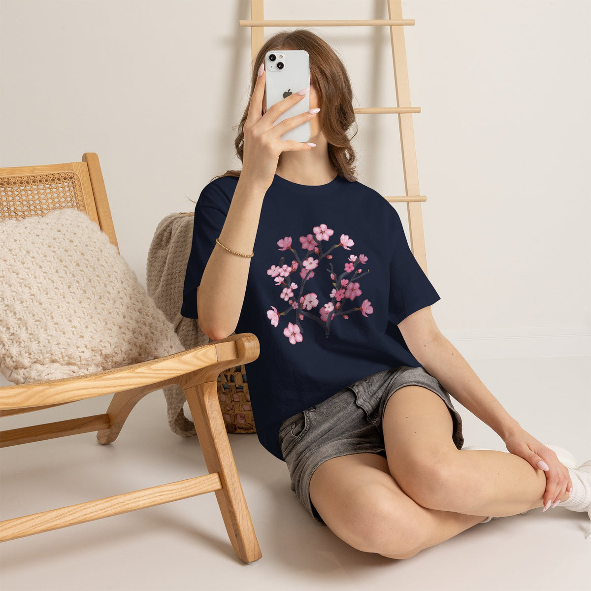 Cherry blossom Unisex Heavy Cotton Tee