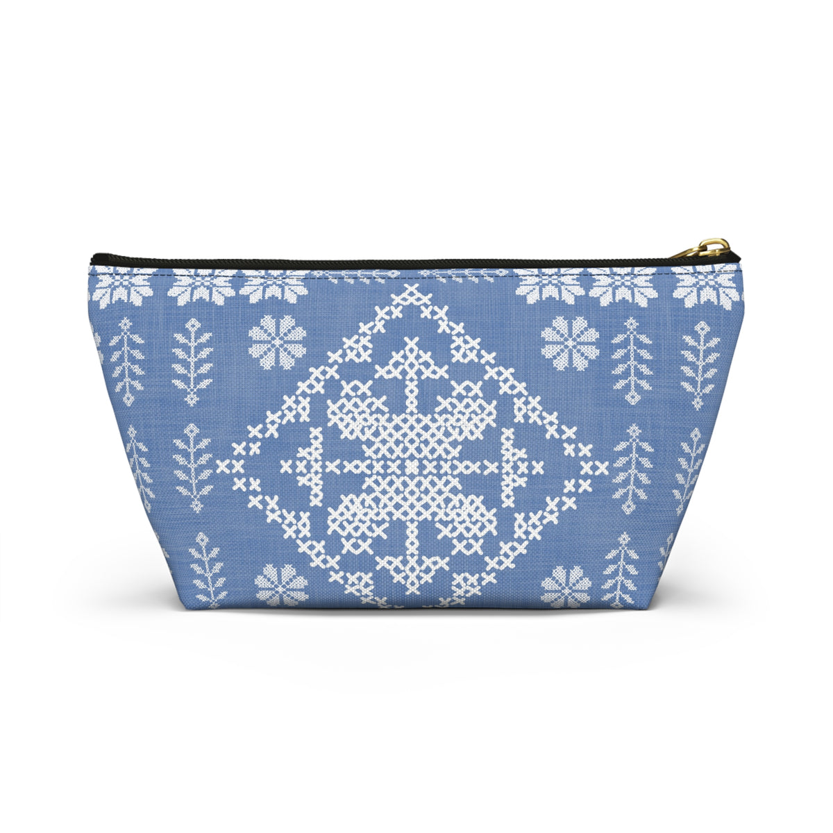 Tatreez Inspired Accessory Bag w T-bottom