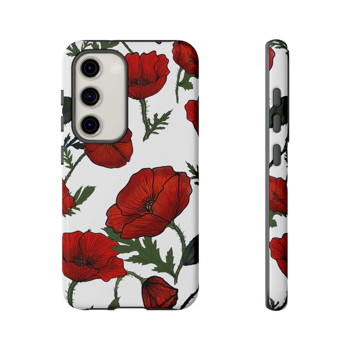 Poppy Field Samsung Galaxy Tough Cases