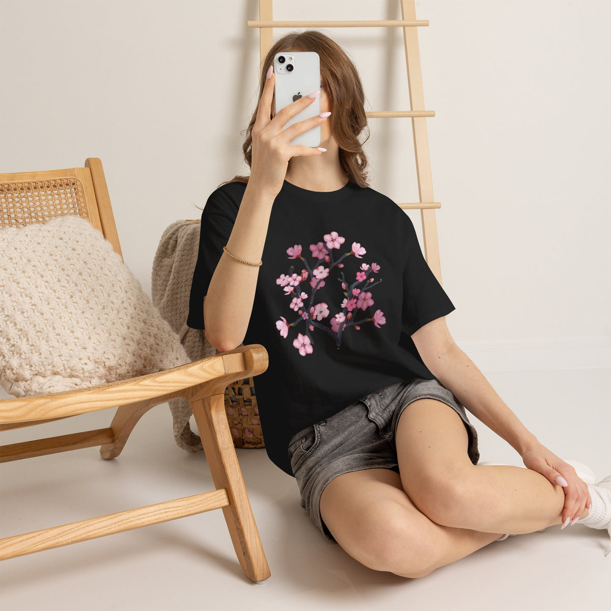 Cherry blossom Unisex Heavy Cotton Tee