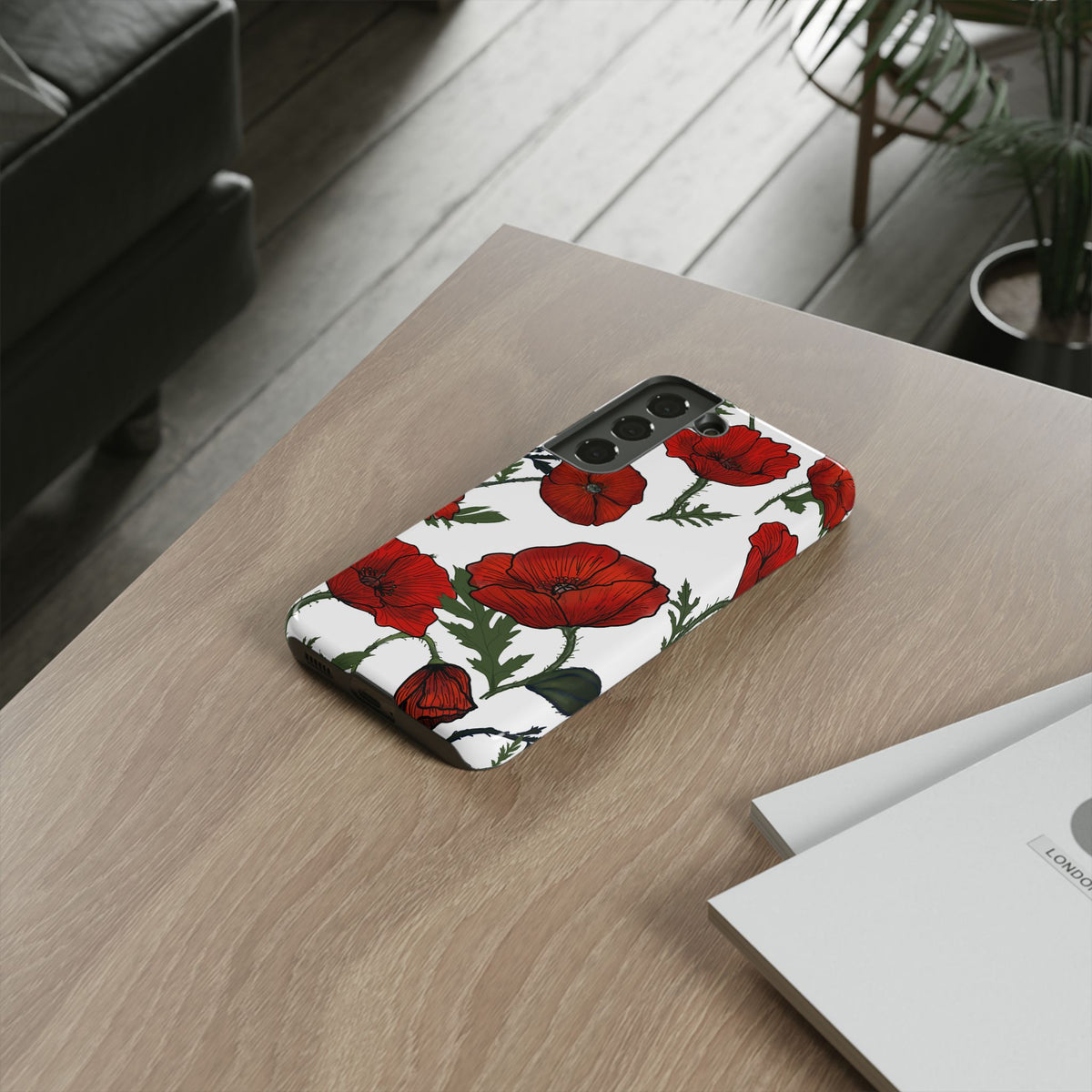 Poppy Field Samsung Galaxy Tough Cases