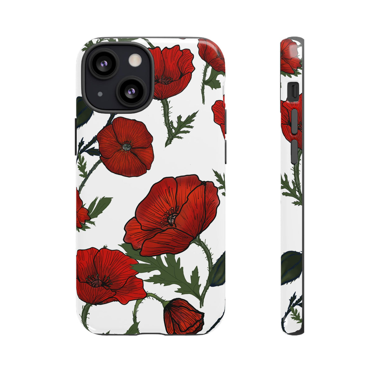 Poppy Field iPhone Tough Cases