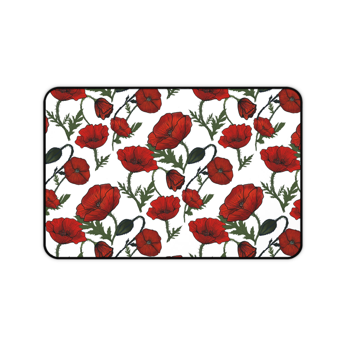 Poppy Field Desk Mat