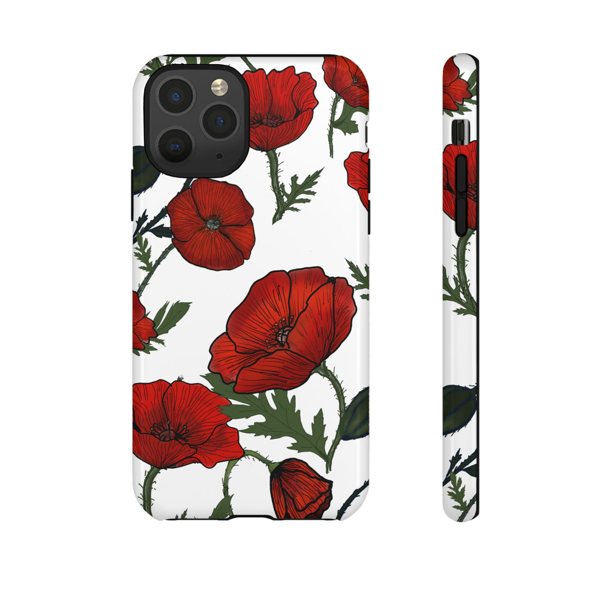Poppy Field iPhone Tough Cases