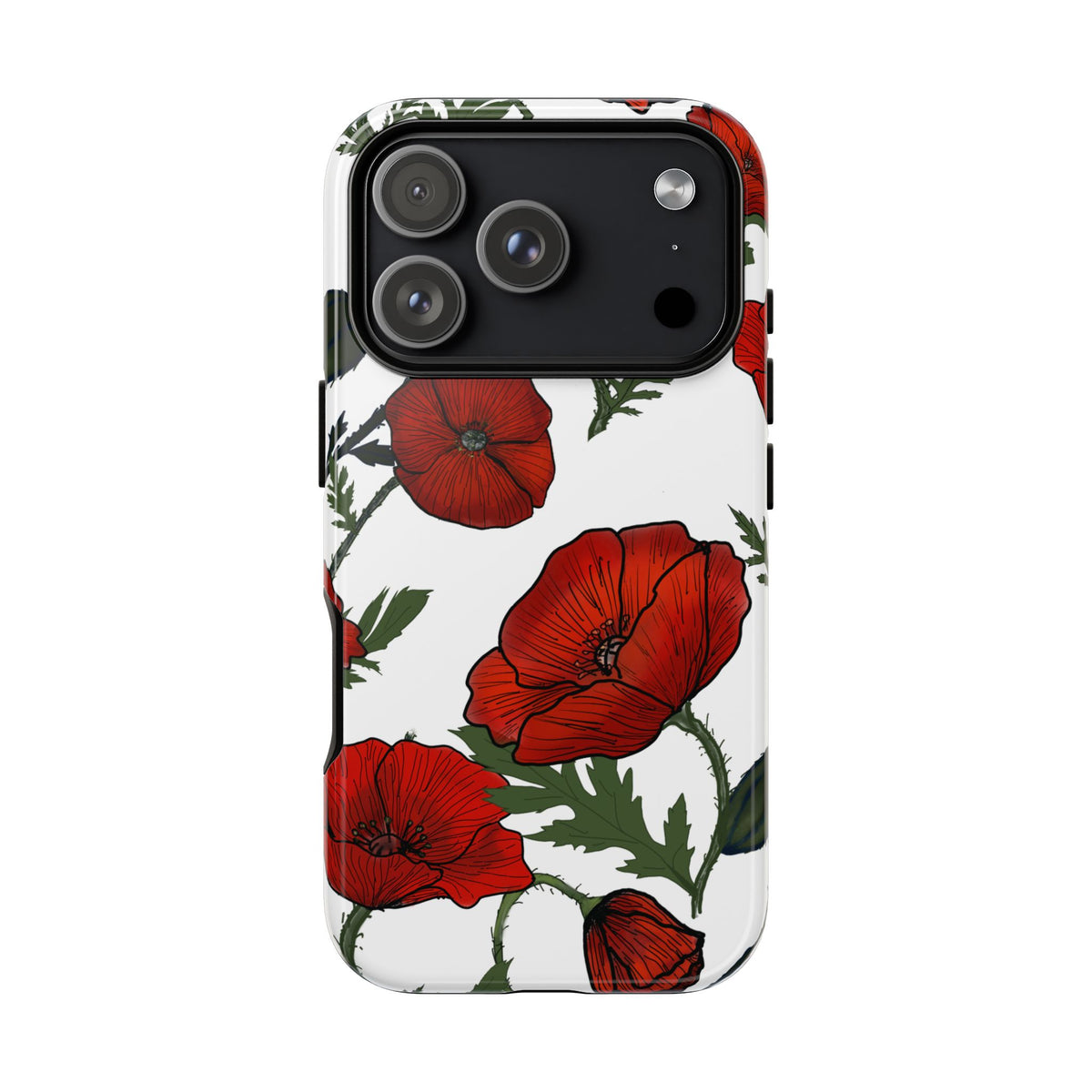 Poppy Field iPhone Tough Cases
