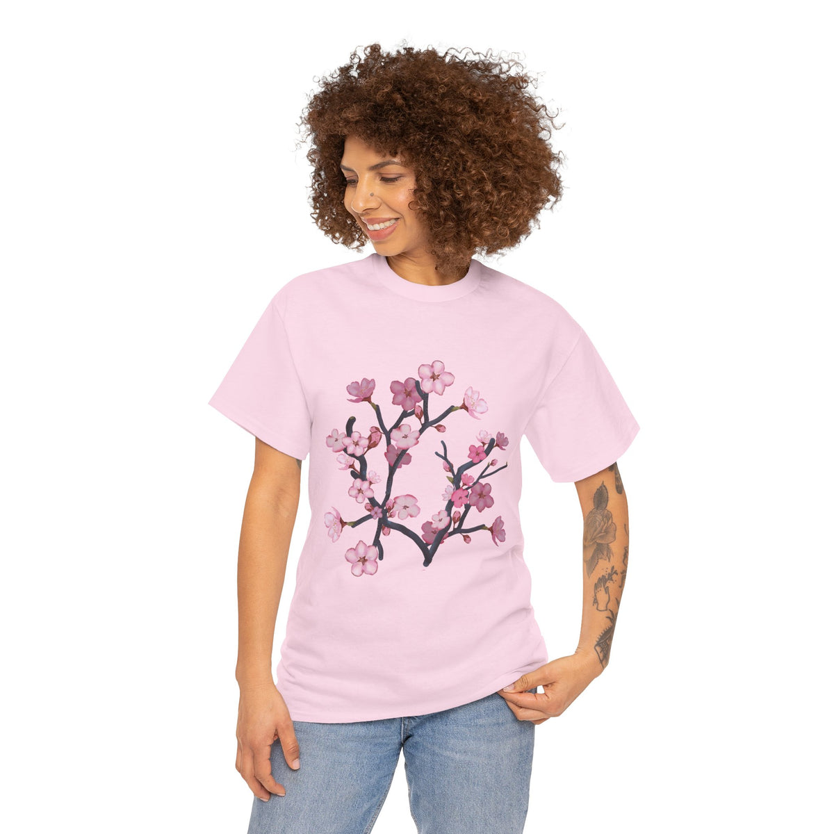 Cherry blossom Unisex Heavy Cotton Tee