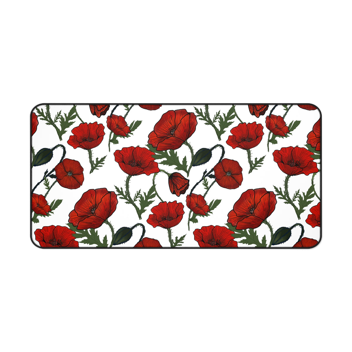 Poppy Field Desk Mat