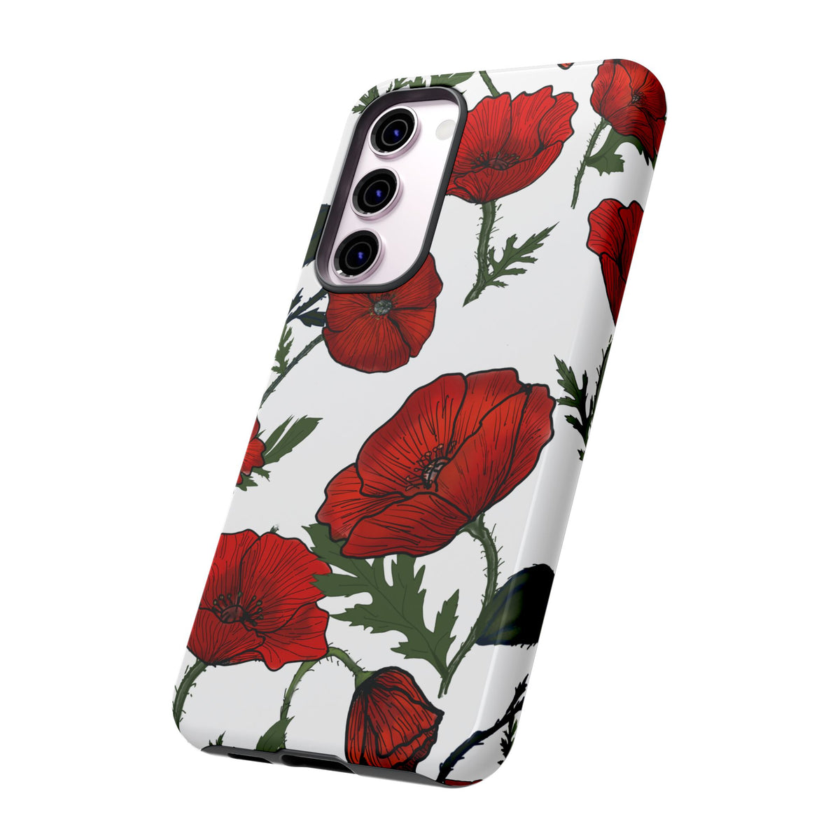 Poppy Field Samsung Galaxy Tough Cases