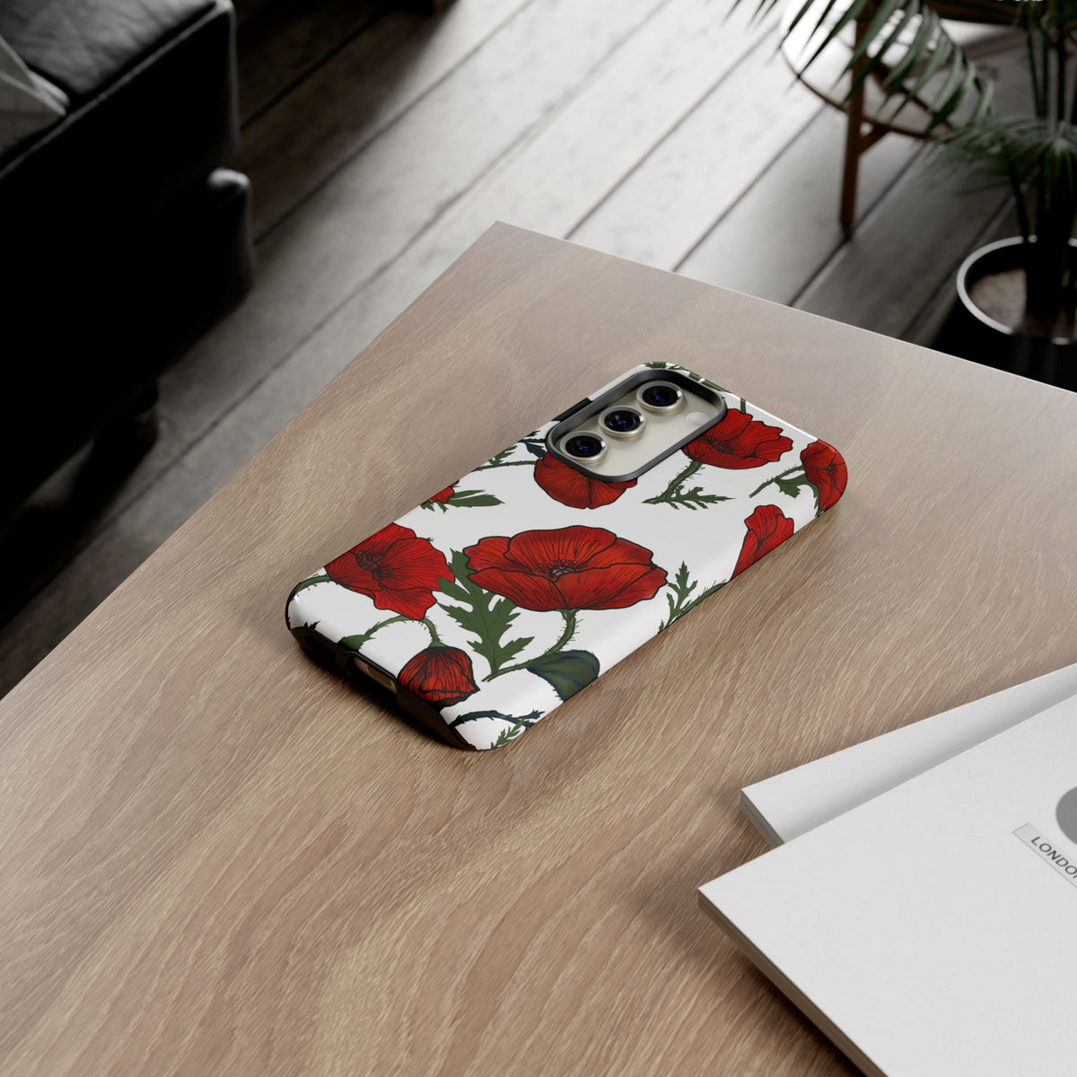 Poppy Field Samsung Galaxy Tough Cases