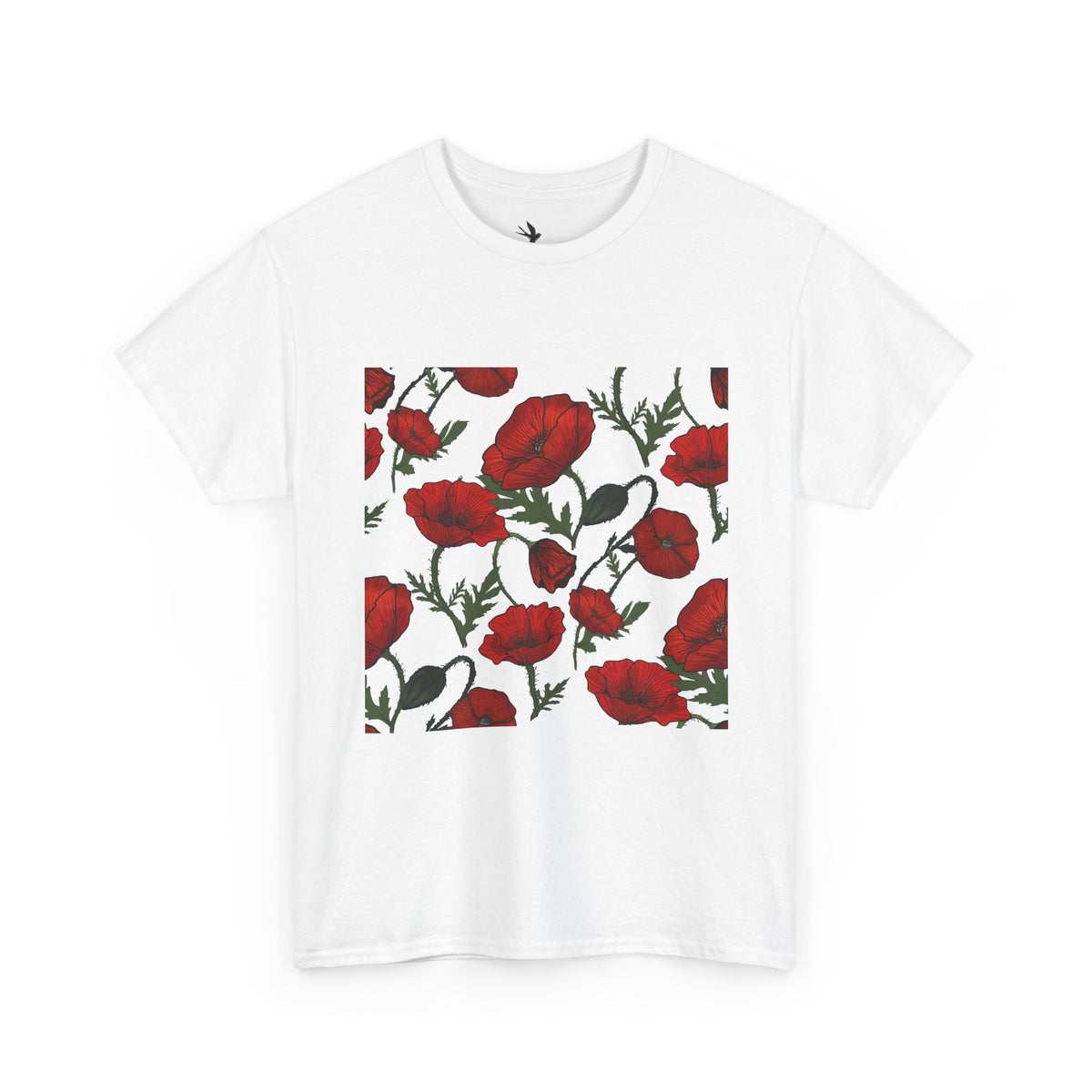 Poppy Field Unisex Heavy Cotton Tee