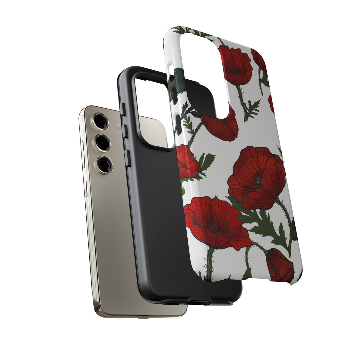 Poppy Field Samsung Galaxy Tough Cases