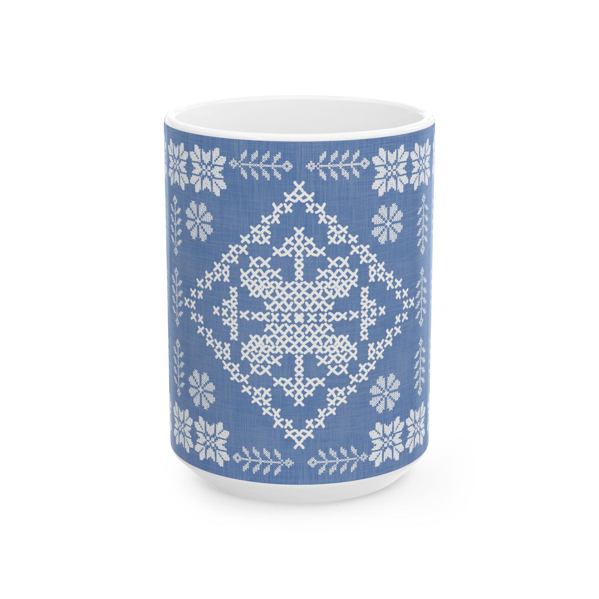 Tatreez  Ceramic Mug, (11oz, 15oz)