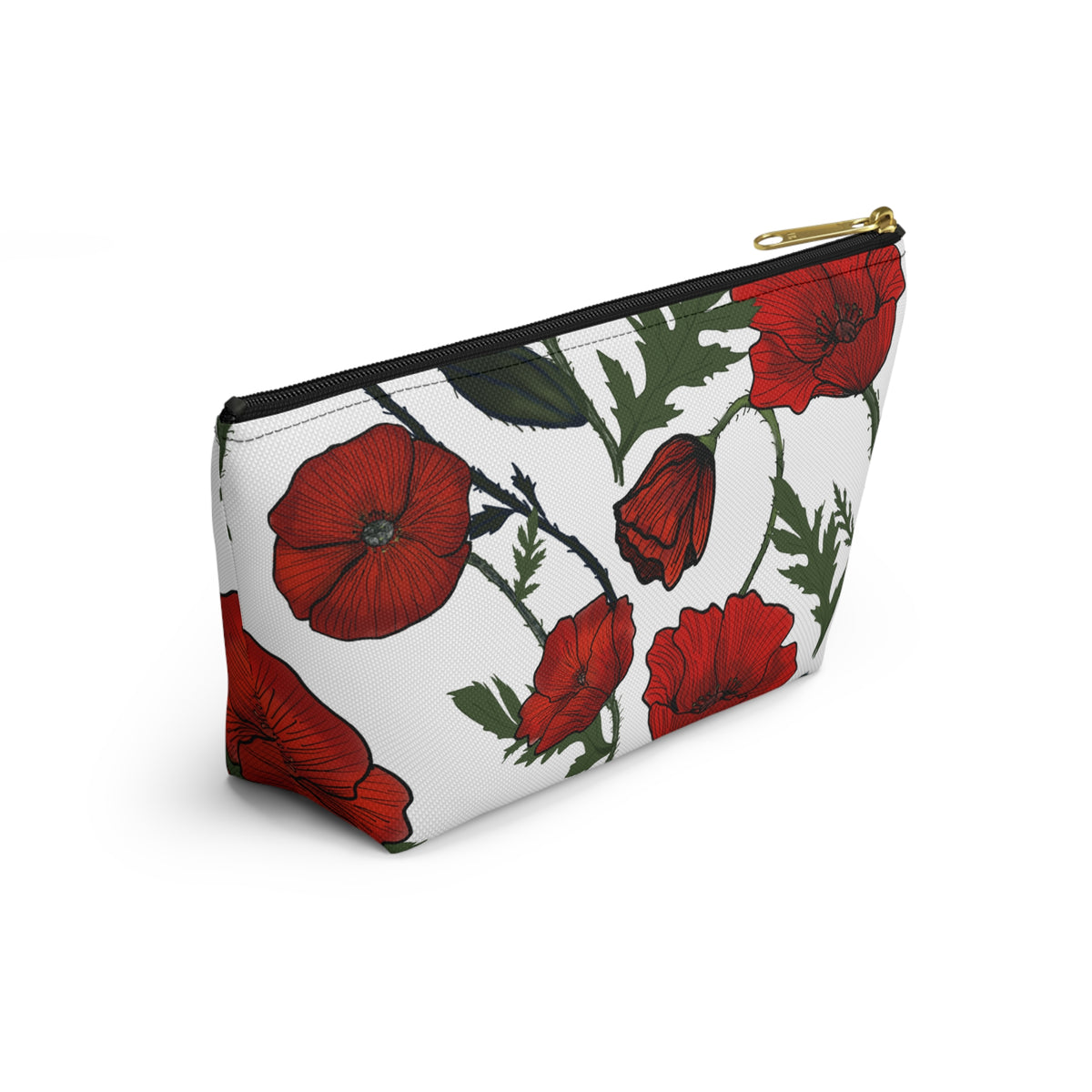 Poppy Field Accessory Bag w T-bottom