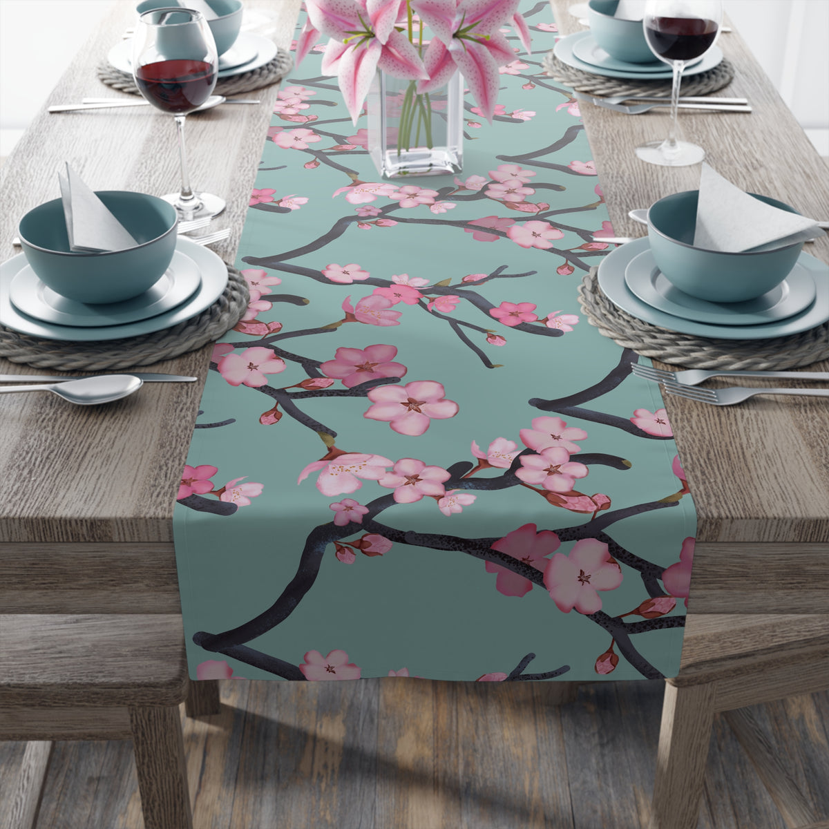 Cherry Blossom Table Runner