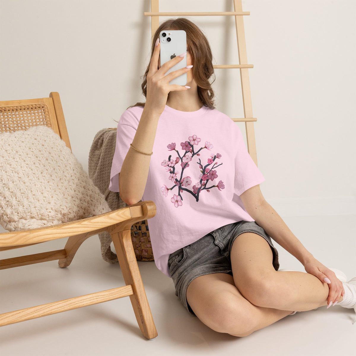 Cherry blossom Unisex Heavy Cotton Tee