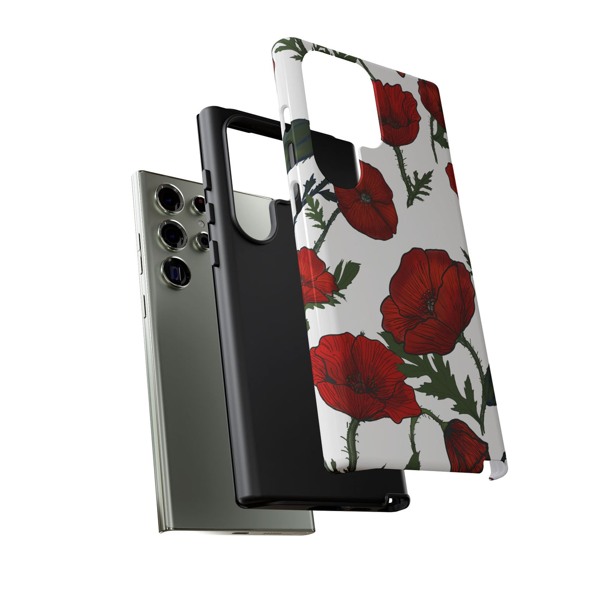 Poppy Field Samsung Galaxy Tough Cases