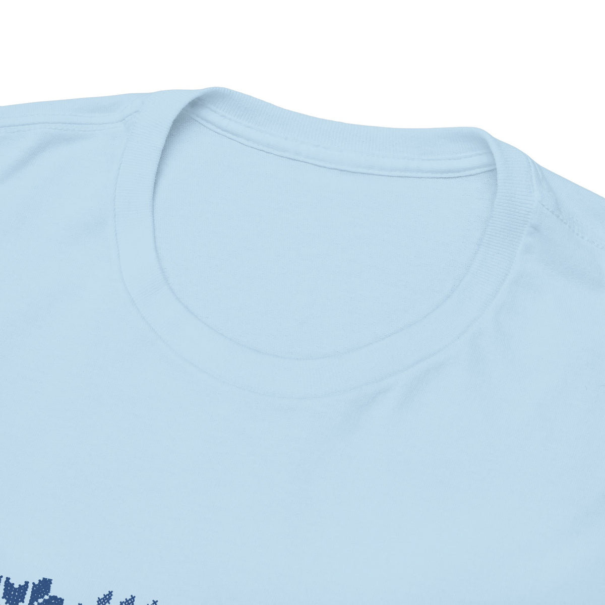 Tatreez Unisex Heavy Cotton Tee Blue Stitch Design
