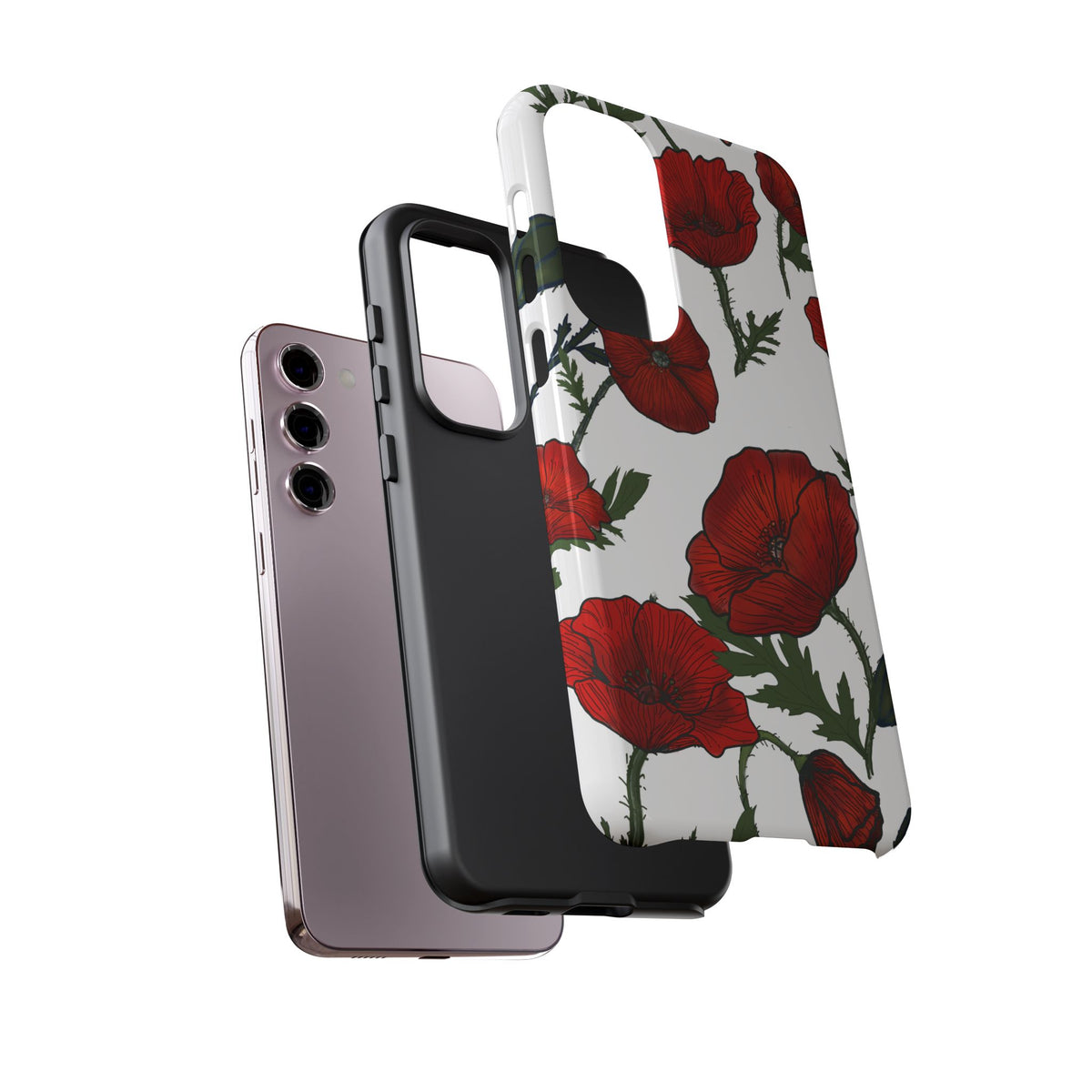 Poppy Field Samsung Galaxy Tough Cases