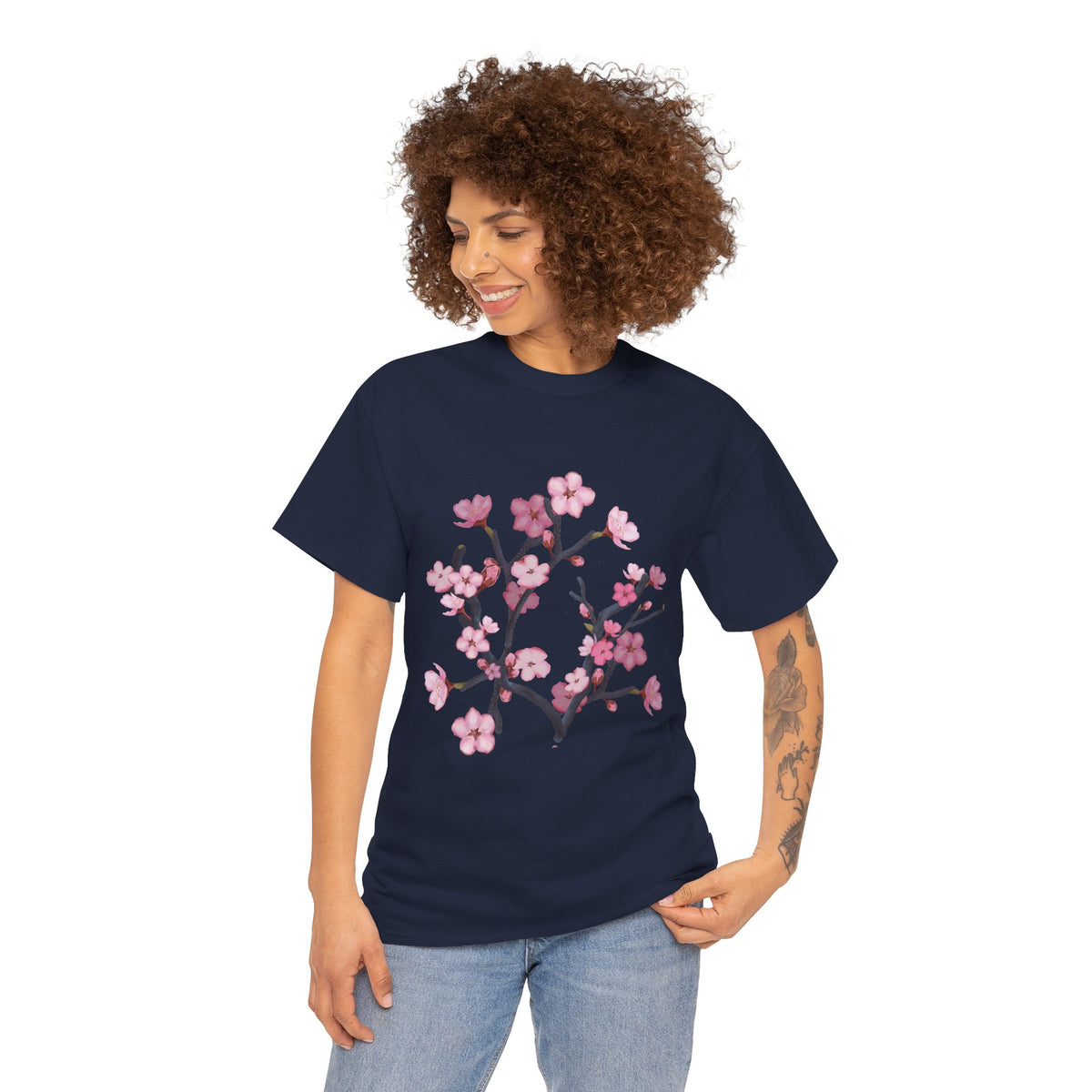 Cherry blossom Unisex Heavy Cotton Tee