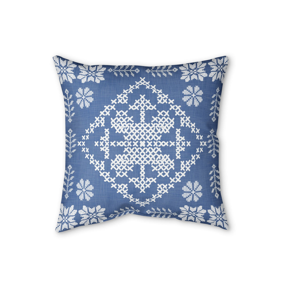 Tatreez Faux Linen Pillow