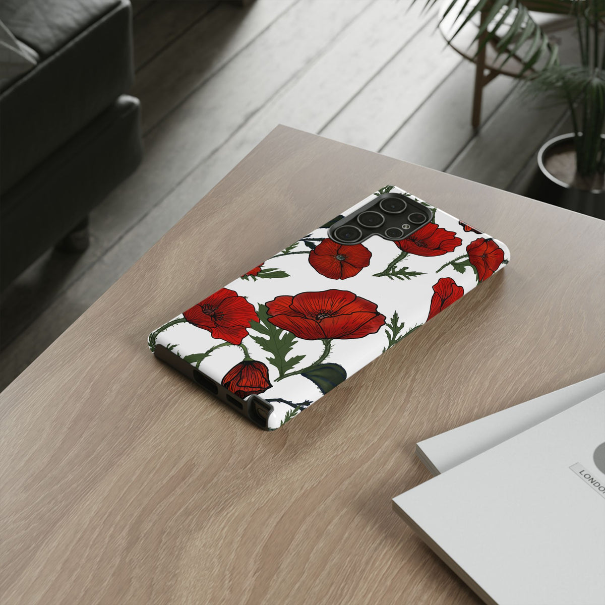 Poppy Field Samsung Galaxy Tough Cases