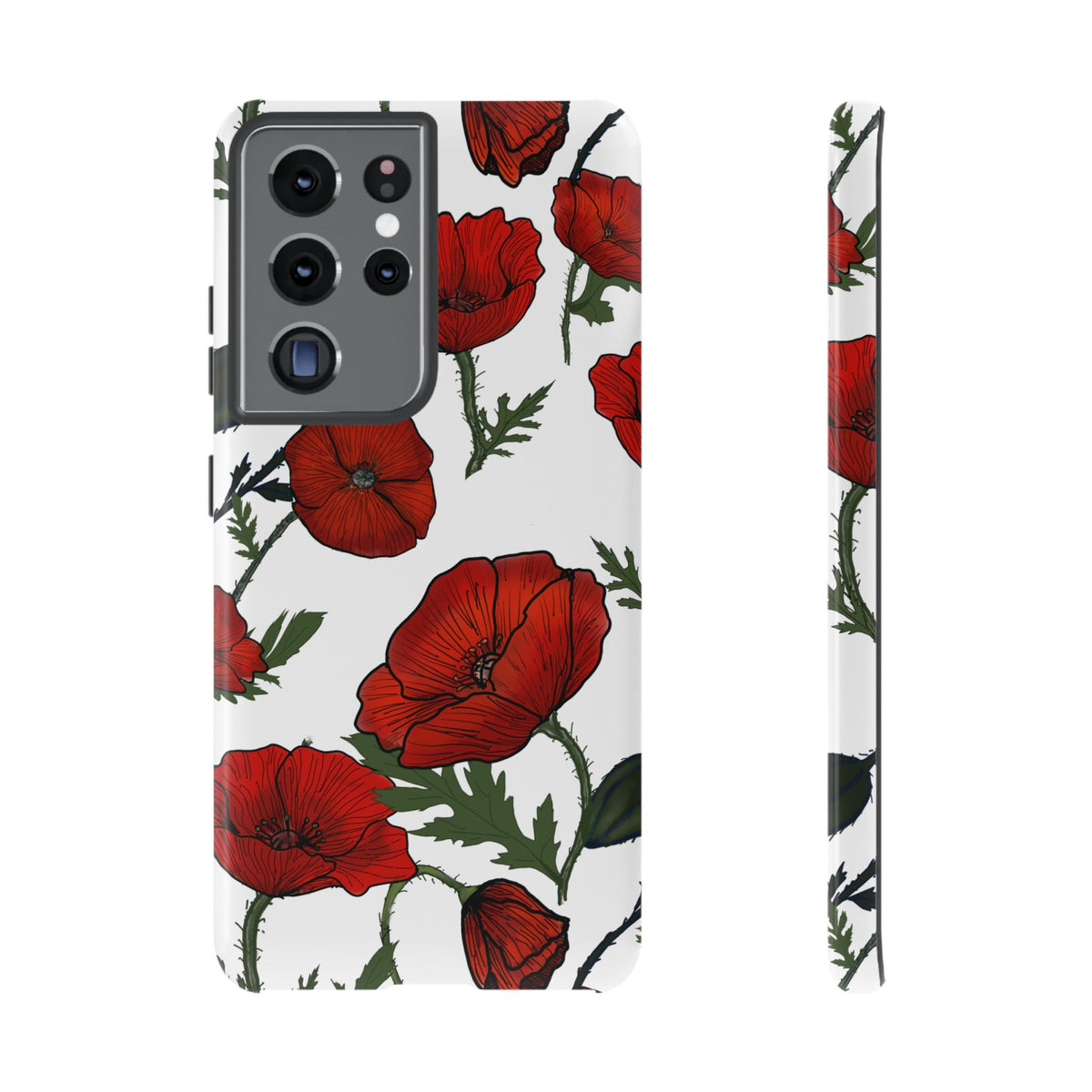 Poppy Field Samsung Galaxy Tough Cases