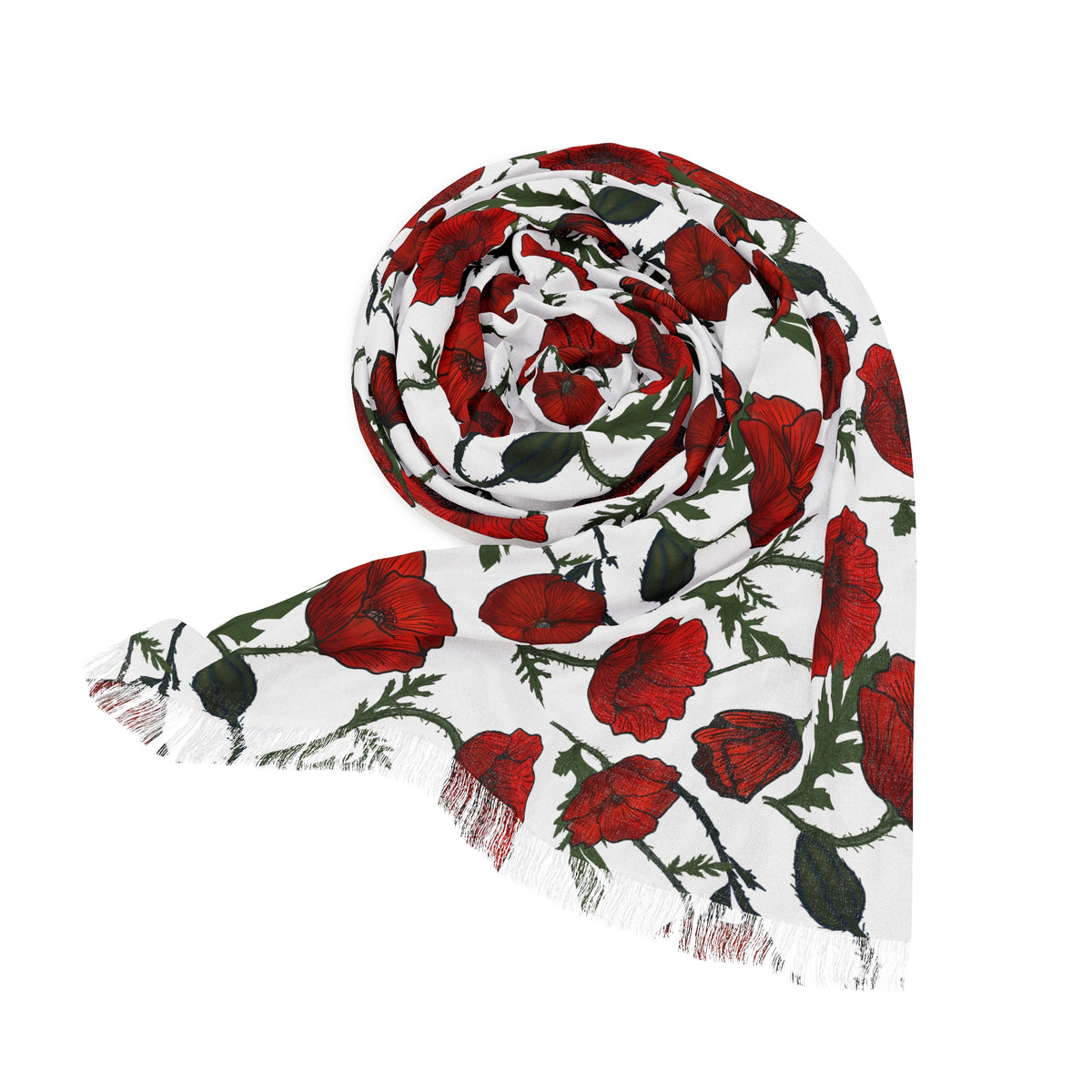 Poppy Field Light Weight Scarf