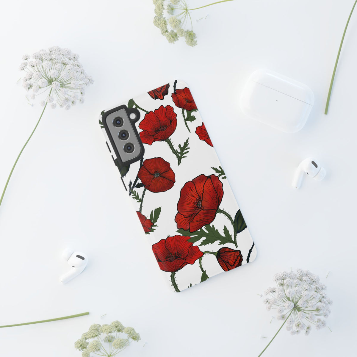 Poppy Field Samsung Galaxy Tough Cases