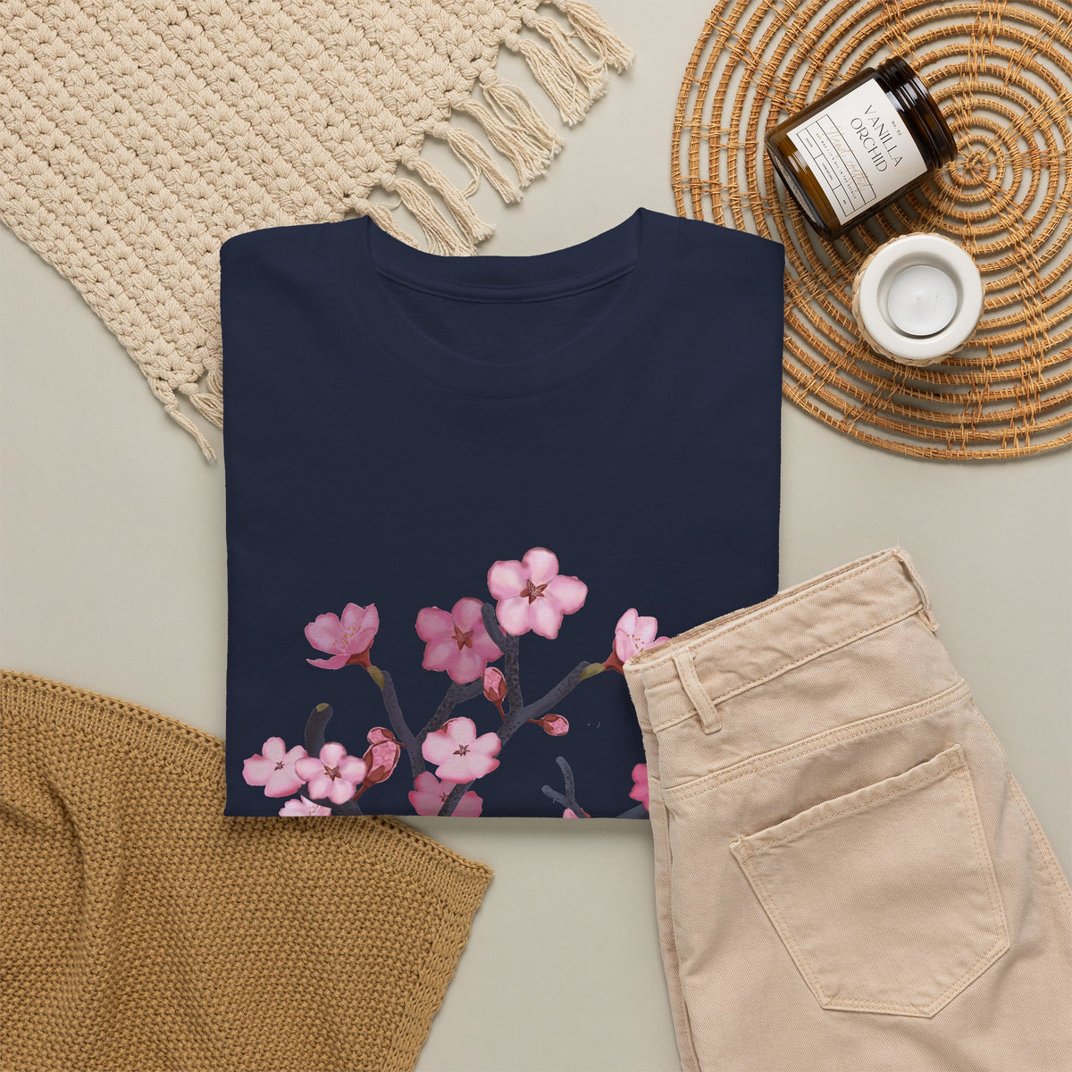 Cherry blossom Unisex Heavy Cotton Tee