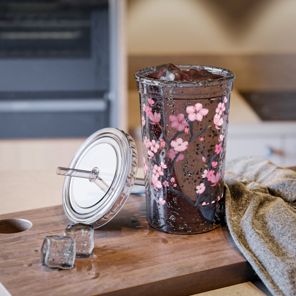 Cherry Blossom Acrylic To Go Cup
